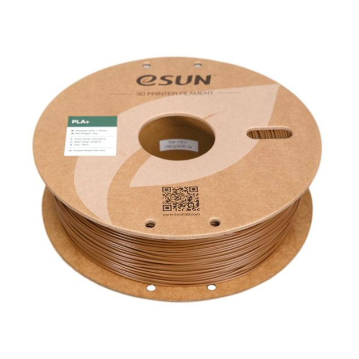 eSun PLA+ 1.75mm 1kg 3D Printing Filament Brown Color -3D Printers/Pens -Filaments -Robocraze