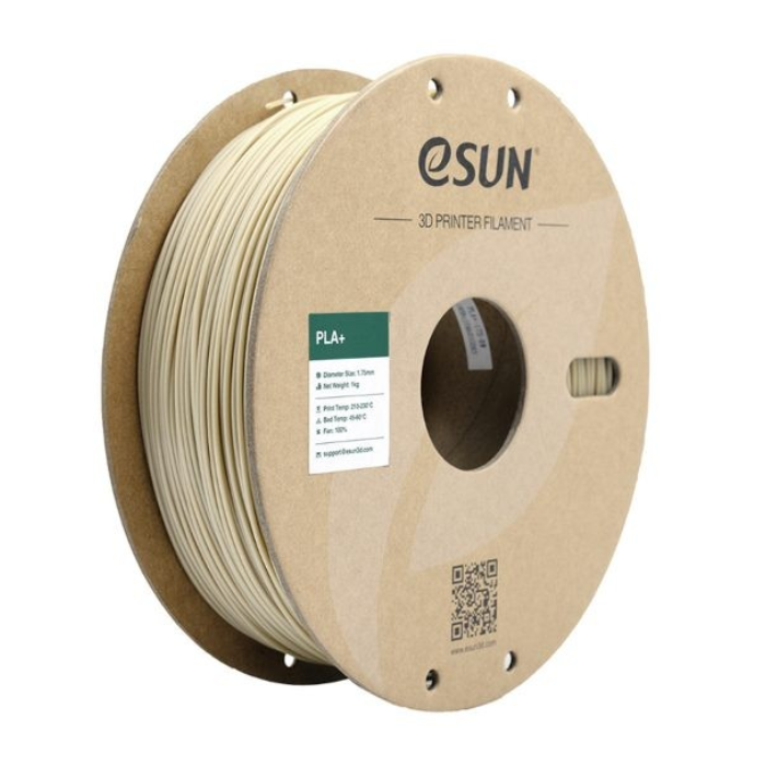 eSun PLA+ 1.75mm 3D Printing Filament 1kg Bone White Color -3D Printers/Pens -Filaments -Robocraze