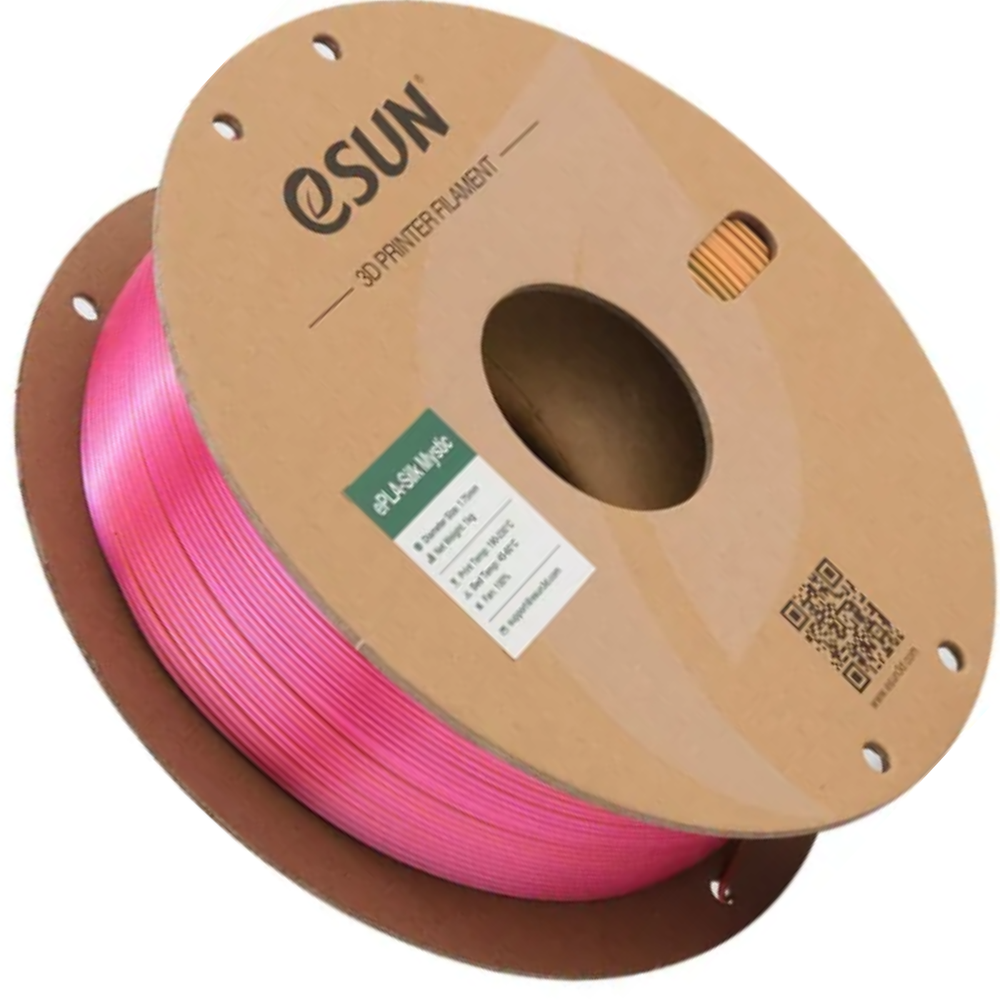 eSUN Silk PLA Mystic Gold Red Green Filament 1.75mm - Robocraze