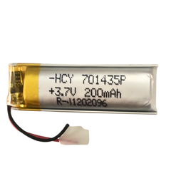 200 MAH 3.7V LIPO Rechargeable Battery- Batteries and Power Supply - LiPO Batteries and Chargers -Lipo Battery -Robocraze


