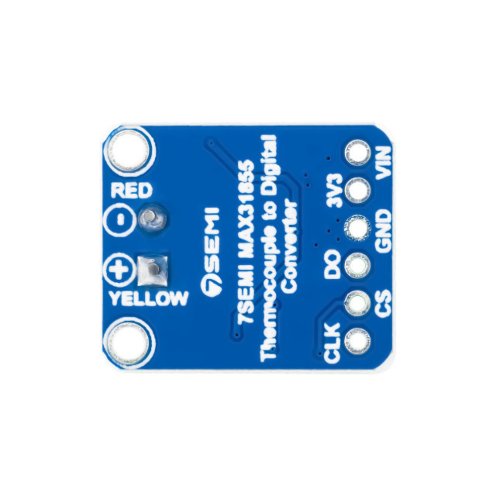 Modulo MAX31855, Ingresso da 3 a 5 V CC, Ampio Intervallo di Misurazione Modulo Termocoppia Tipo K, 14 Bit per Sensore Modulo MAX31855, Ingresso da 3 a 5 V CC, Ampio Intervallo di Misurazione Modulo Termocoppia Tipo K, 14 Bit per Sensore