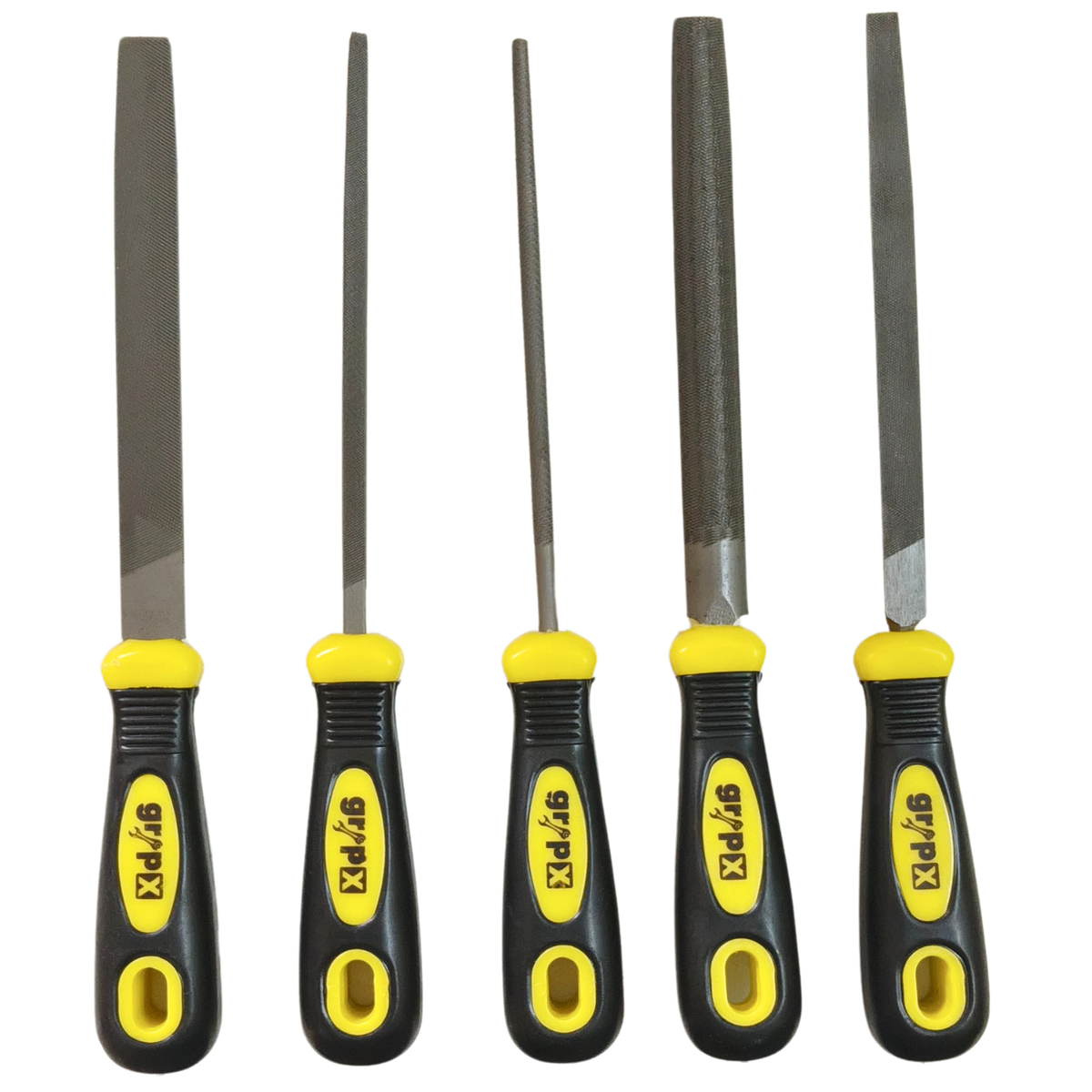 GripX 5-Piece 6-Inch Big Steel File Set