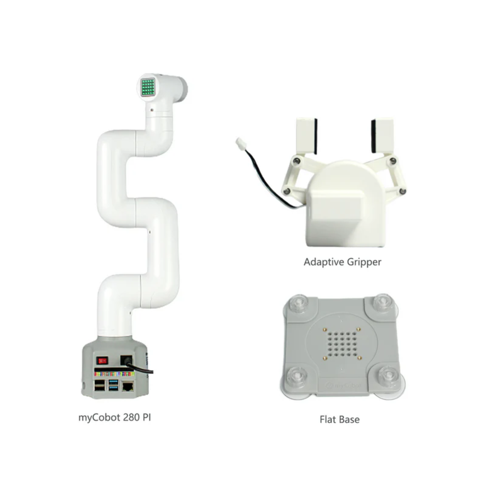 MyCobot 280 Raspberry Pi 2023 6-DOF Robotic Arm – AI-powered DIY Kits, STEM Kits, Robot Kits -Robocraze