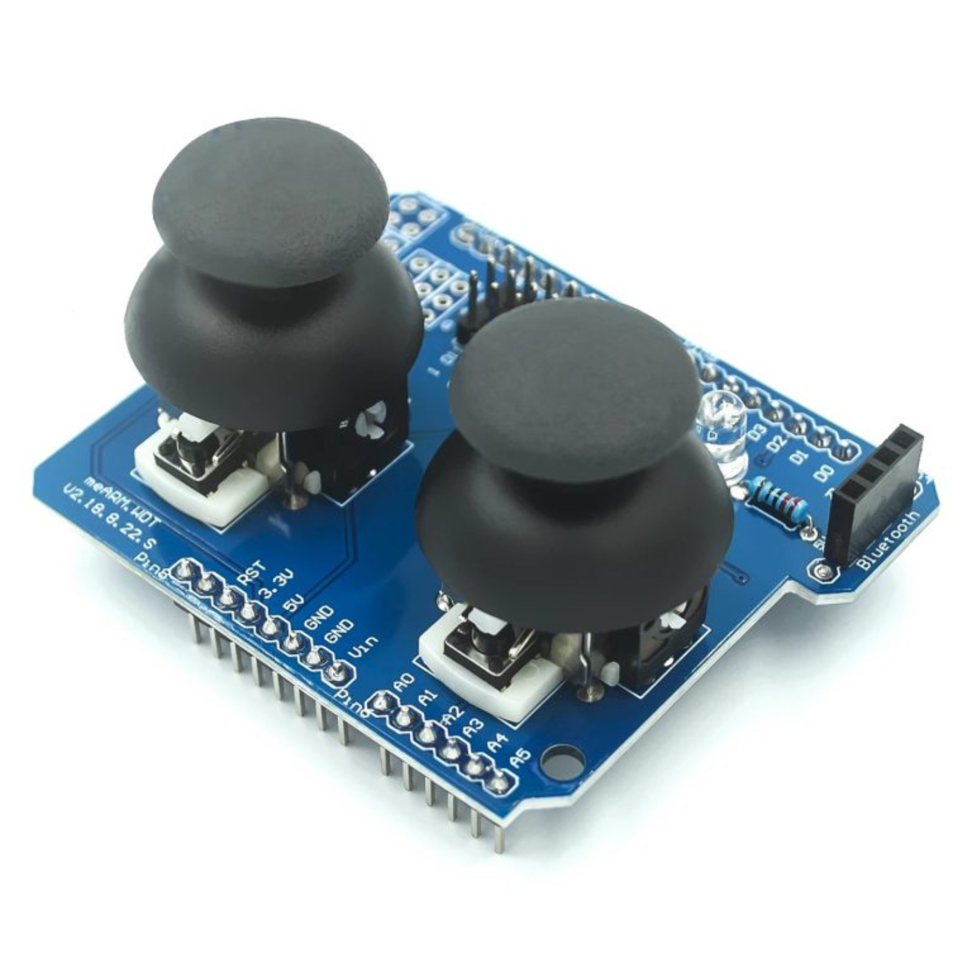 Dual PS2 Game Joystick Button Module Compatible with UNO R3 -Robocraze