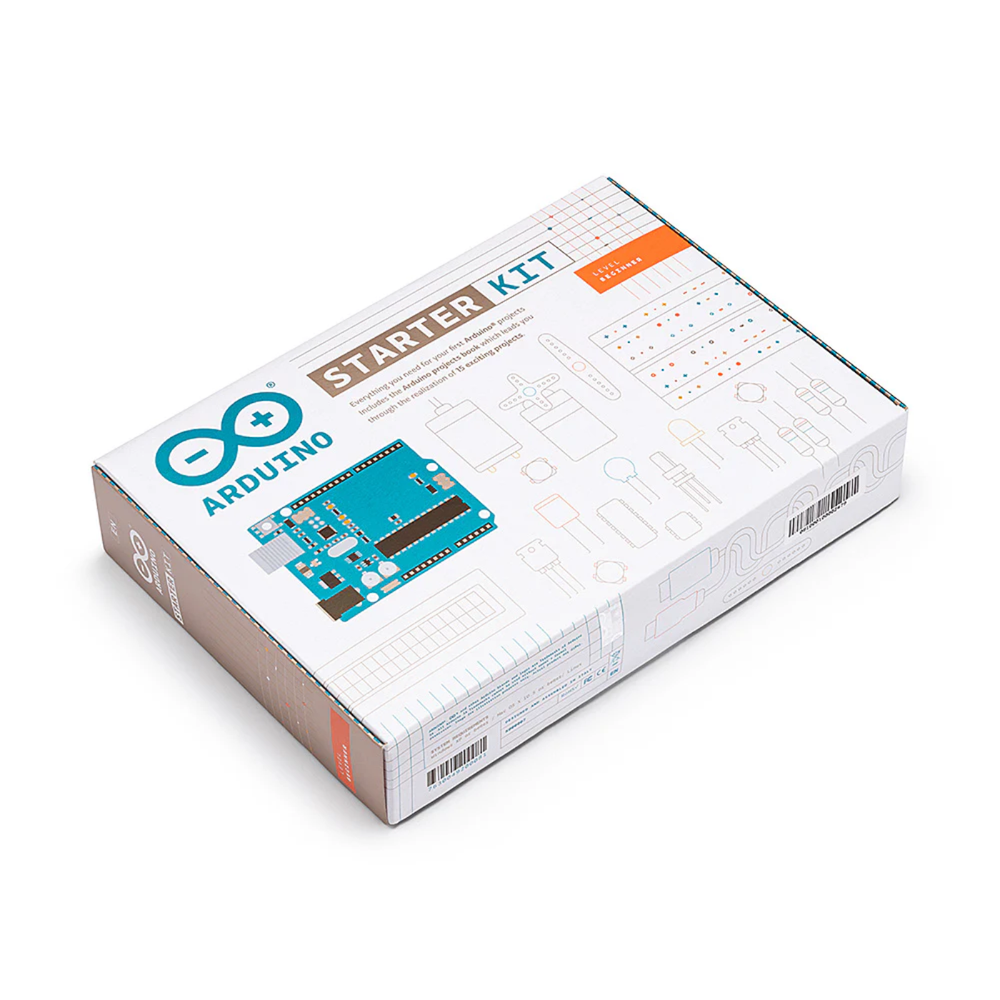 Official Arduino Starter Kit – Beginner-friendly kit with sensors, motors & guidebook. -Robocraze