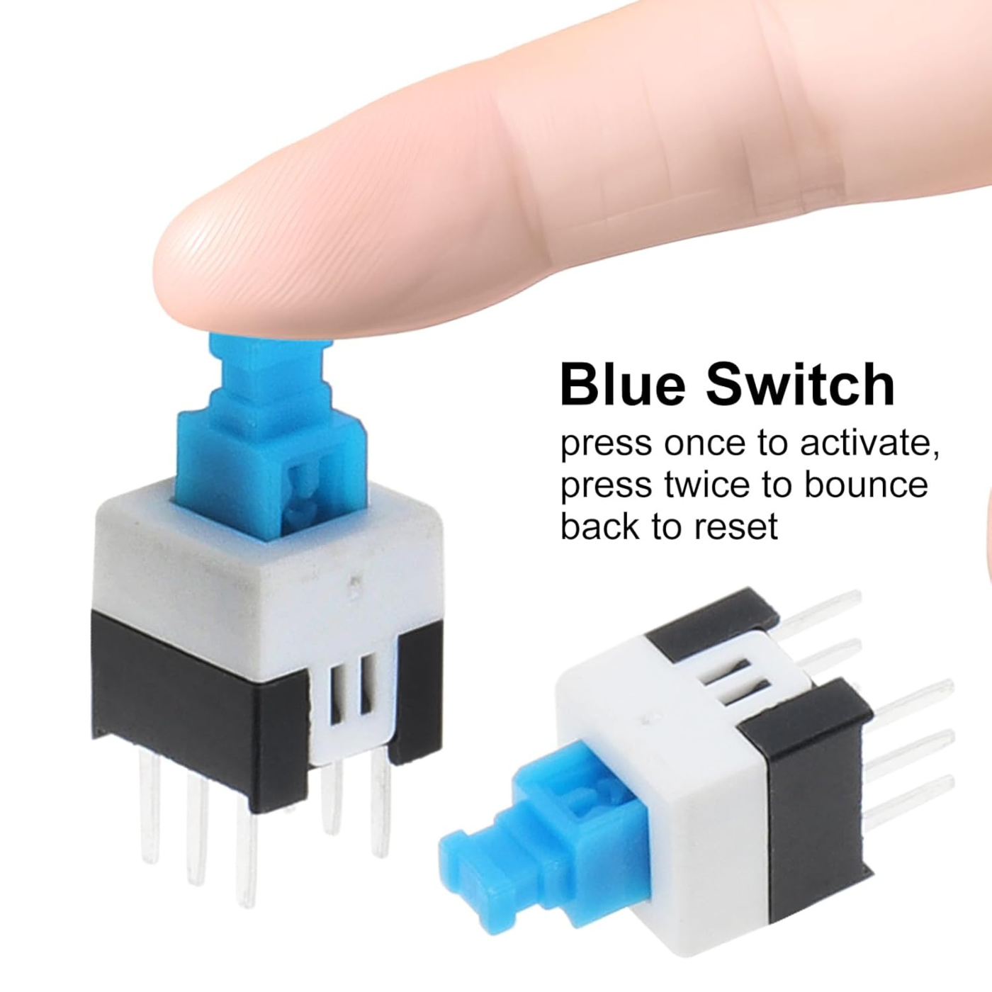 Tactile Push Button Switch Assortment Kit – 180PC 10 Value 6x6mm 4 Pin -Switches -Robocraze