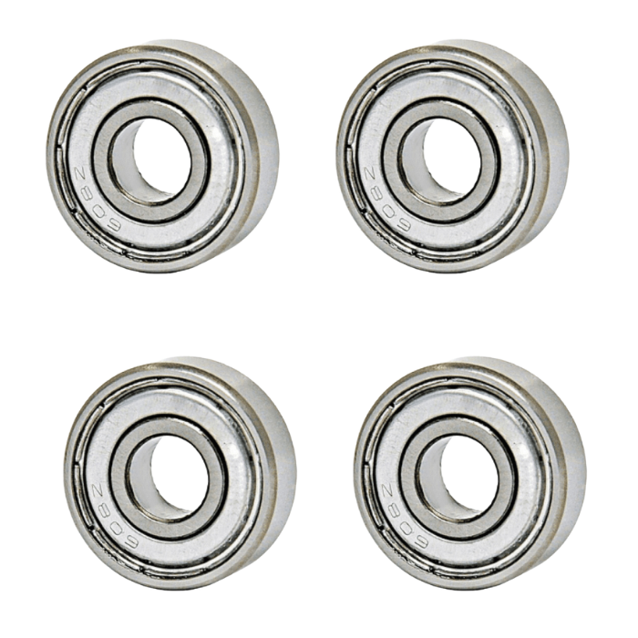 Radial Ball Bearing 608ZZ (Pack of 4) – Essential 3D Printing Machine Parts for smooth rotational movement.-Robocraze