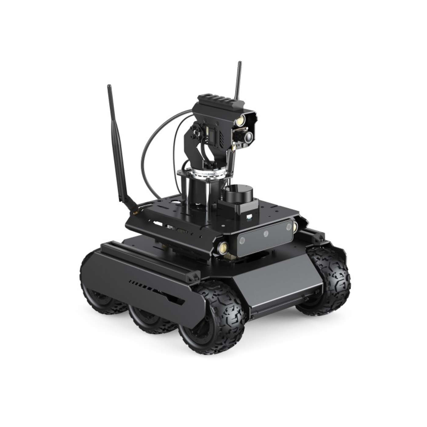 4wd Rover Robotics Waveshare UGV Rover ROS 2 Open-source 6 Wheels 4WD AI Robot With Jetson ...