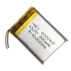 3.7V 800mAh LiPo Rechargeable Battery- Batteries and Power Supply - LiPO Batteries and Chargers -Lipo Battery -Robocraze


