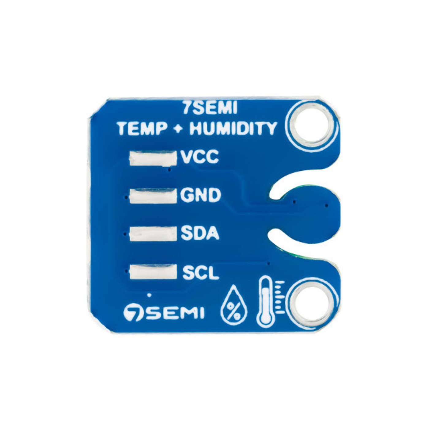 7Semi SHT45 Humidity & Temperature Sensor Breakout Board with 4-Pin Connector -Robocraze