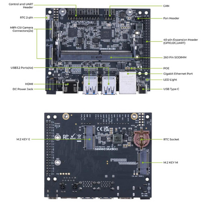 reComputer J4012-Edge AI Device with NVIDIA Jetson Orin™ NX 16GB module