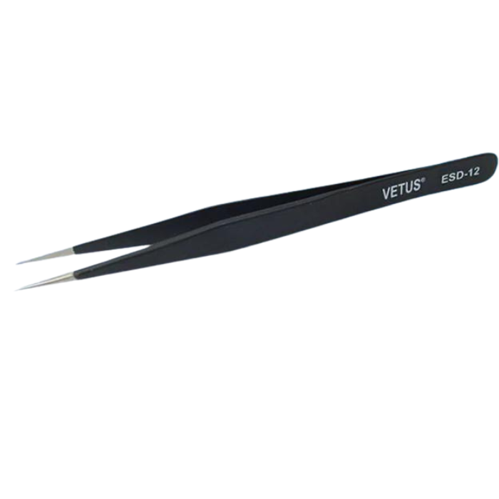Anti-Static Tweezers 6pcs Set – Electrostatic discharge-safe tweezers – anti-static tweezer set - Hand Tool - Robocraze