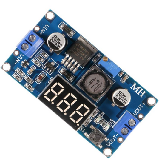 LM2596 Buck Converter with Display – LM2596 buck module with voltage display. -Power Converter -Robocraze