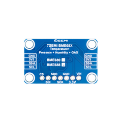 7Semi BME688 Environmental Sensor Breakout with Gas, Temperature, Humidity & Pressure Monitoring -Robocraze
