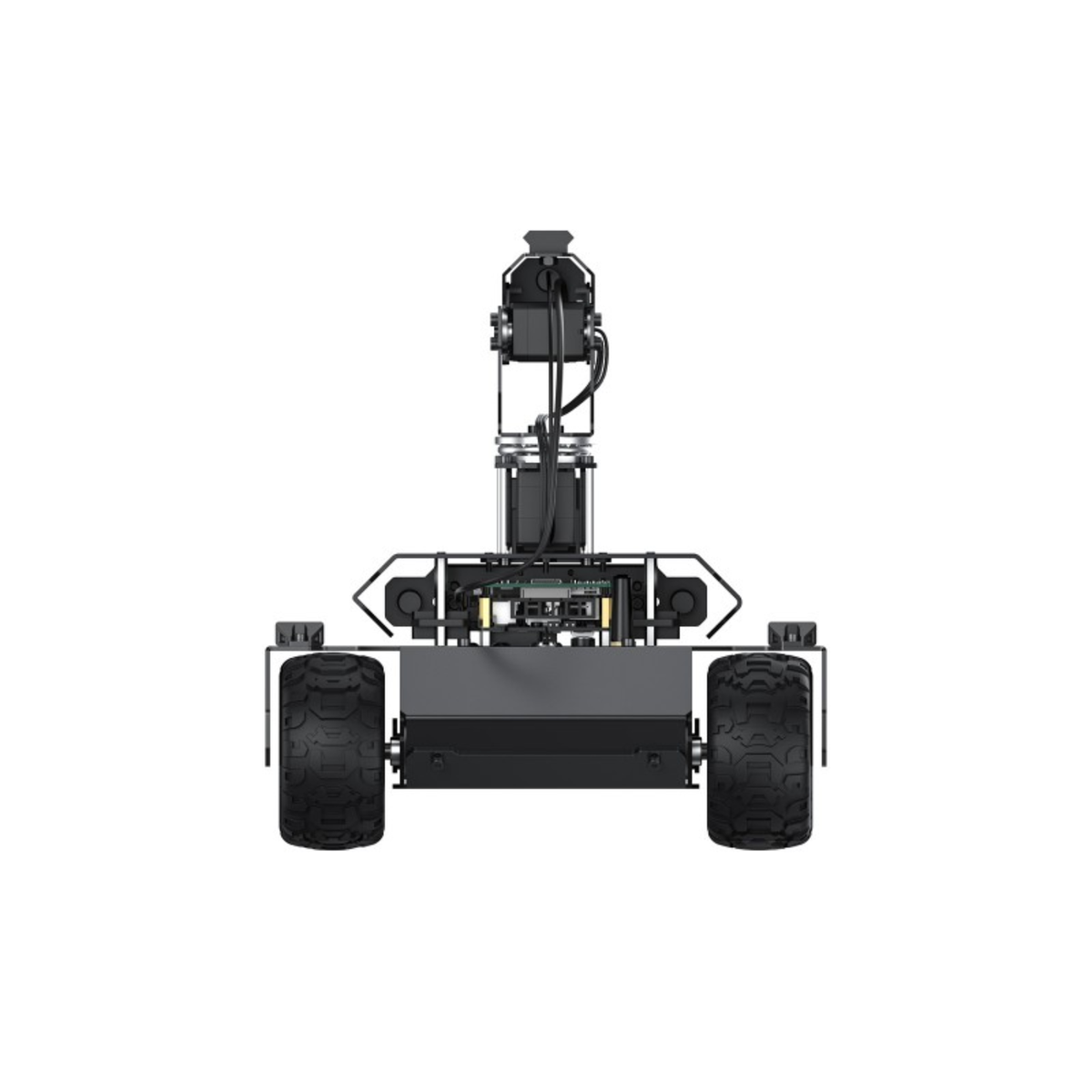 Waveshare UGV Rover ROS 2 Open-source 6 Wheels 4WD AI Robot Suitable for Raspberry Pi 4B / Raspberry Pi 5 Dual controllers, All-metal Body, Flexible and Expandable