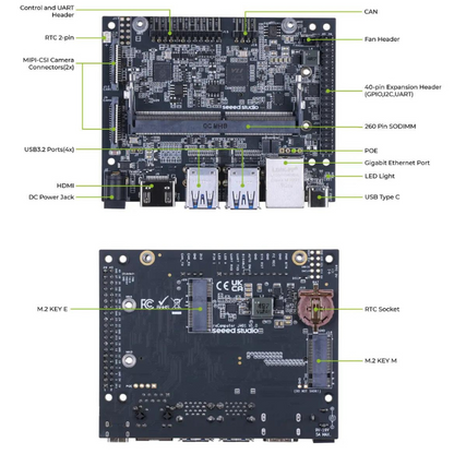 reComputer J4012-Edge AI Device with NVIDIA Jetson Orin™ NX 16GB module