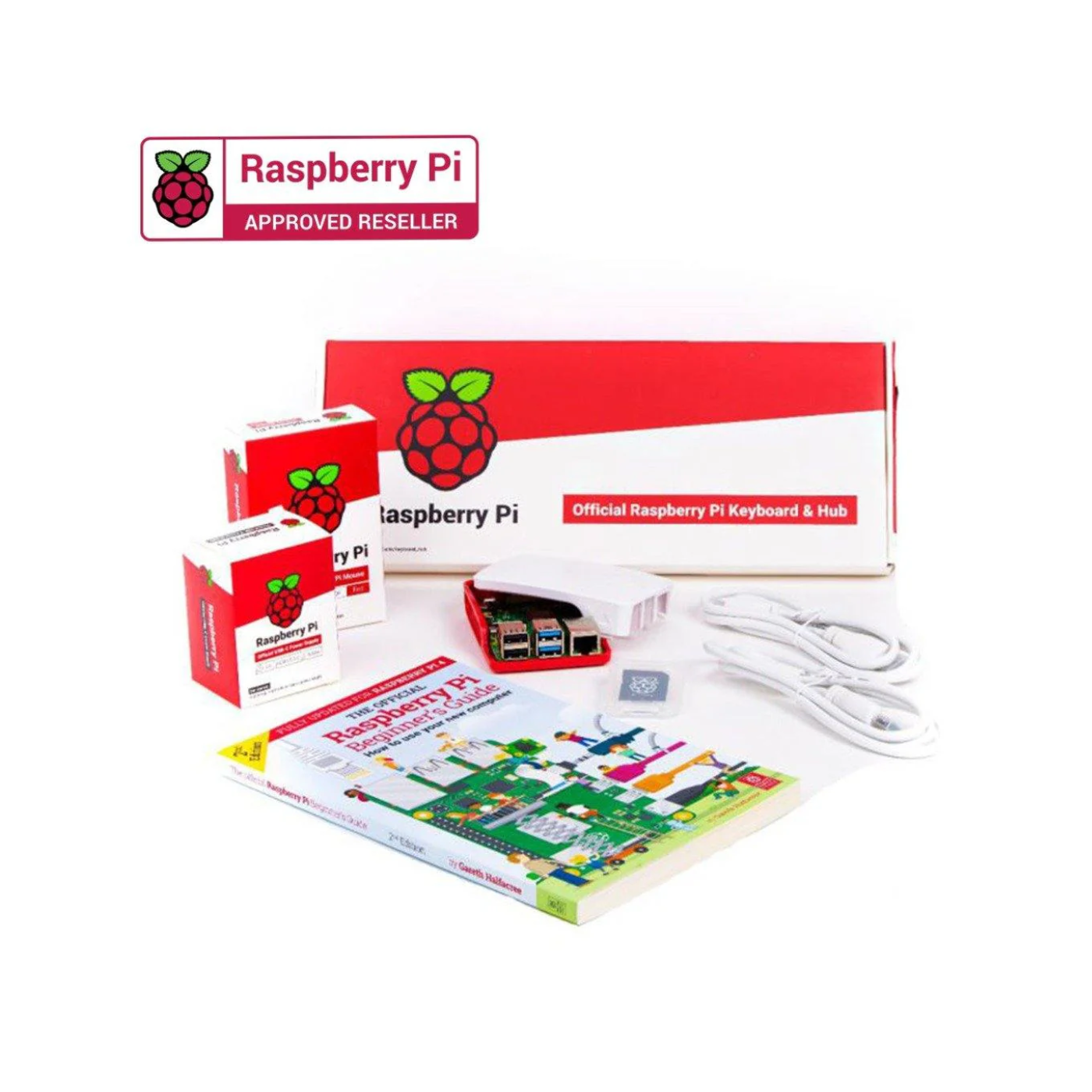 Raspberry Pi 4 Desktop Kit – Powerful Official Raspberry Pi kit for seamless computing & development. -Robocraze