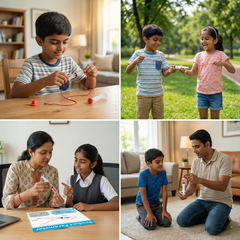 Pludo STEM Kit Air Magic – DIY Atmospheric Pressure Science Toy for Kids 8–11 | Grade 3–5 Air & Force Model -Pludo Education Kit -Robocraze