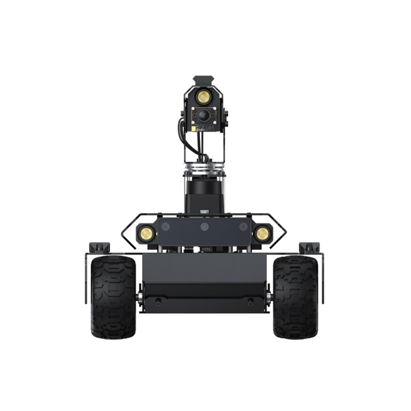 Waveshare UGV Rover ROS 2 Open-source 6 Wheels 4WD AI Robot Suitable for Raspberry Pi 4B / Raspberry Pi 5 Dual controllers, All-metal Body, Flexible and Expandable