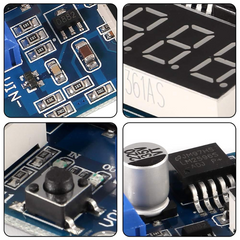 LM2596 Buck Converter with Display – LM2596 buck module with voltage display. -Power Converter -Robocraze