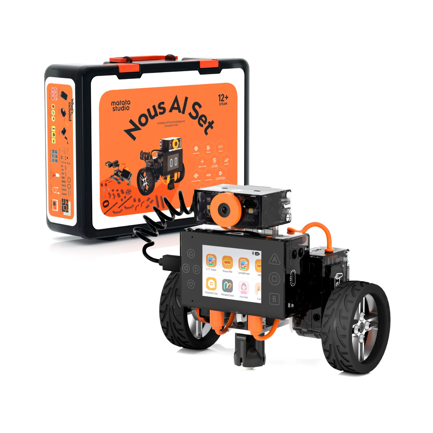 MatataStudio Nous AI Set - AI Educational Robot Kit – Smart DIY Kits, STEM Kits, Robot Kits -Robocraze