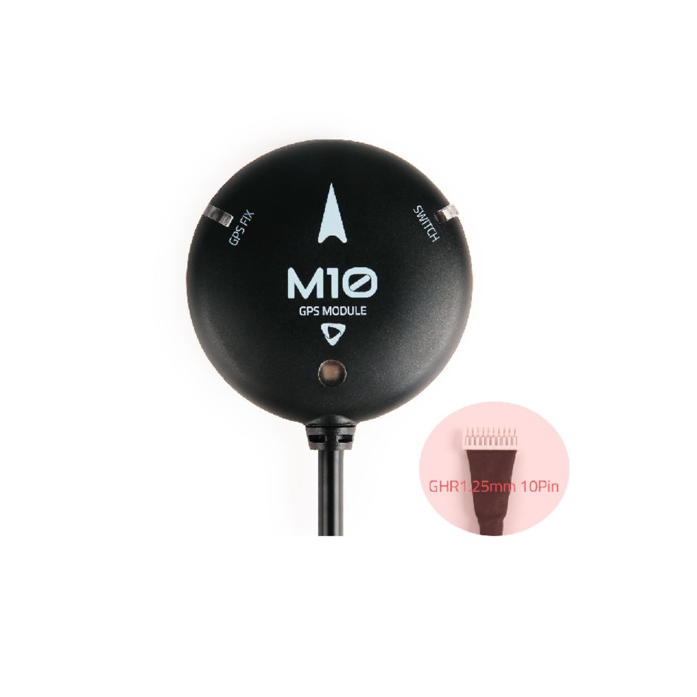 Holybro M10 GPS Standard GPS (GHR 1.25mm 10 pin)  - robocraze