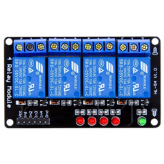 5V 4 Channel Relay Module for Arduino & Microcontrollers - Robocraze