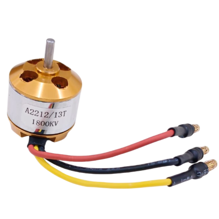 1800 KV BLDC Drone Motor for FPV Aircraft Models, RC Drones, and Quadcopters - DIY Drone Parts - Robocraze