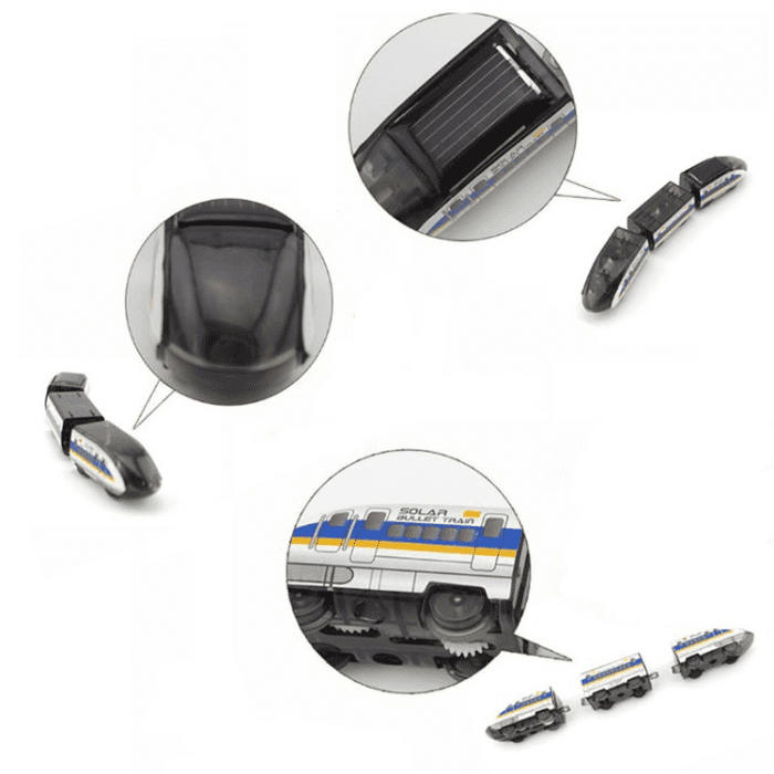 Solar Bullet Train DIY Kit – Fun DIY Kits, renewable STEM Kits & creative Robot Kits for kids - Robocraze