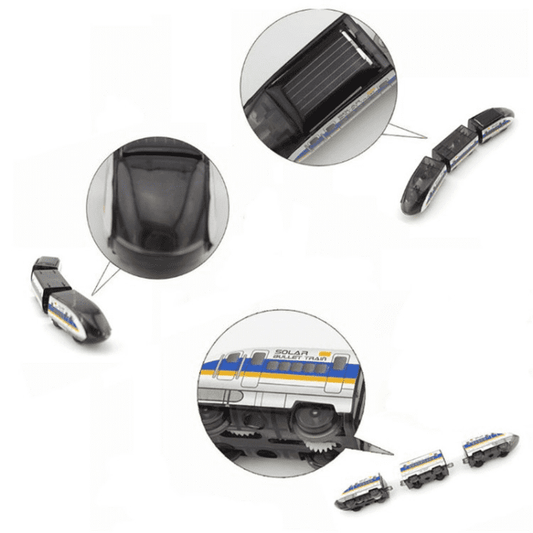 Solar Bullet Train DIY Kit – Fun DIY Kits, renewable STEM Kits & creative Robot Kits for kids - Robocraze