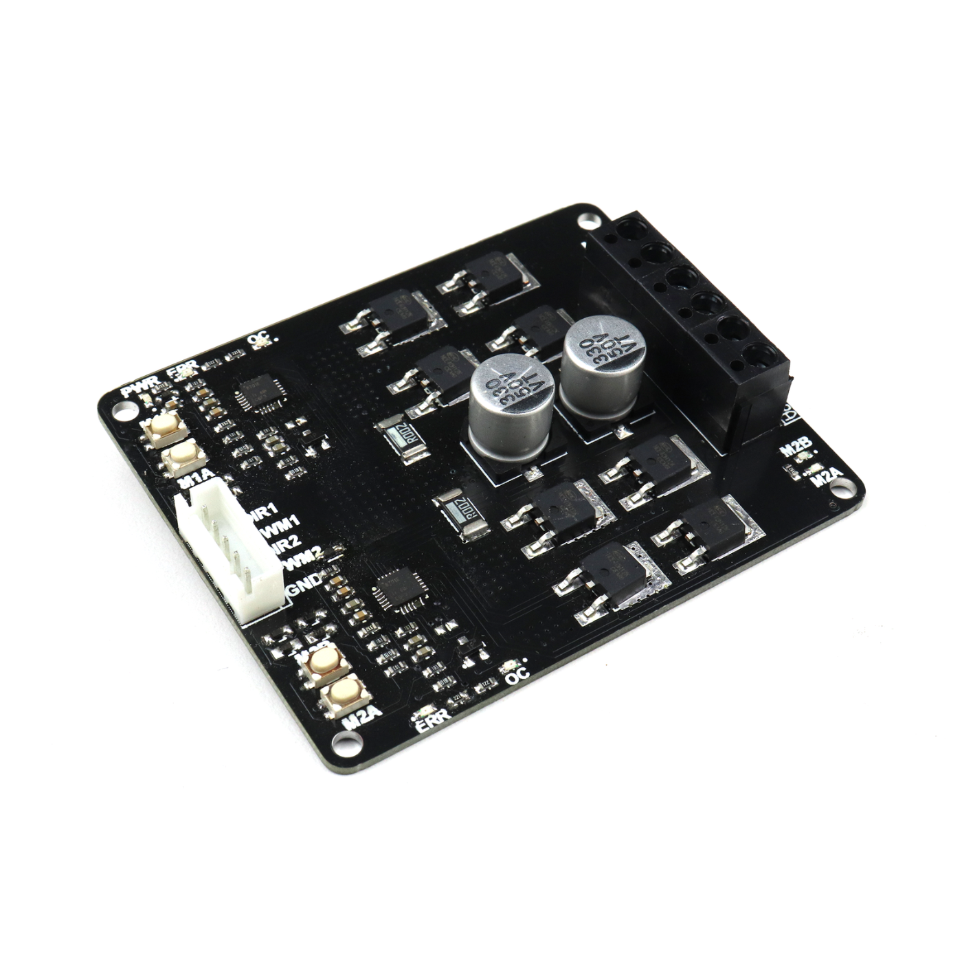 SmartElex 15D Dual Motor DC Motor Driver - 30A Peak Dual Channel PWM Controller -Robocraze