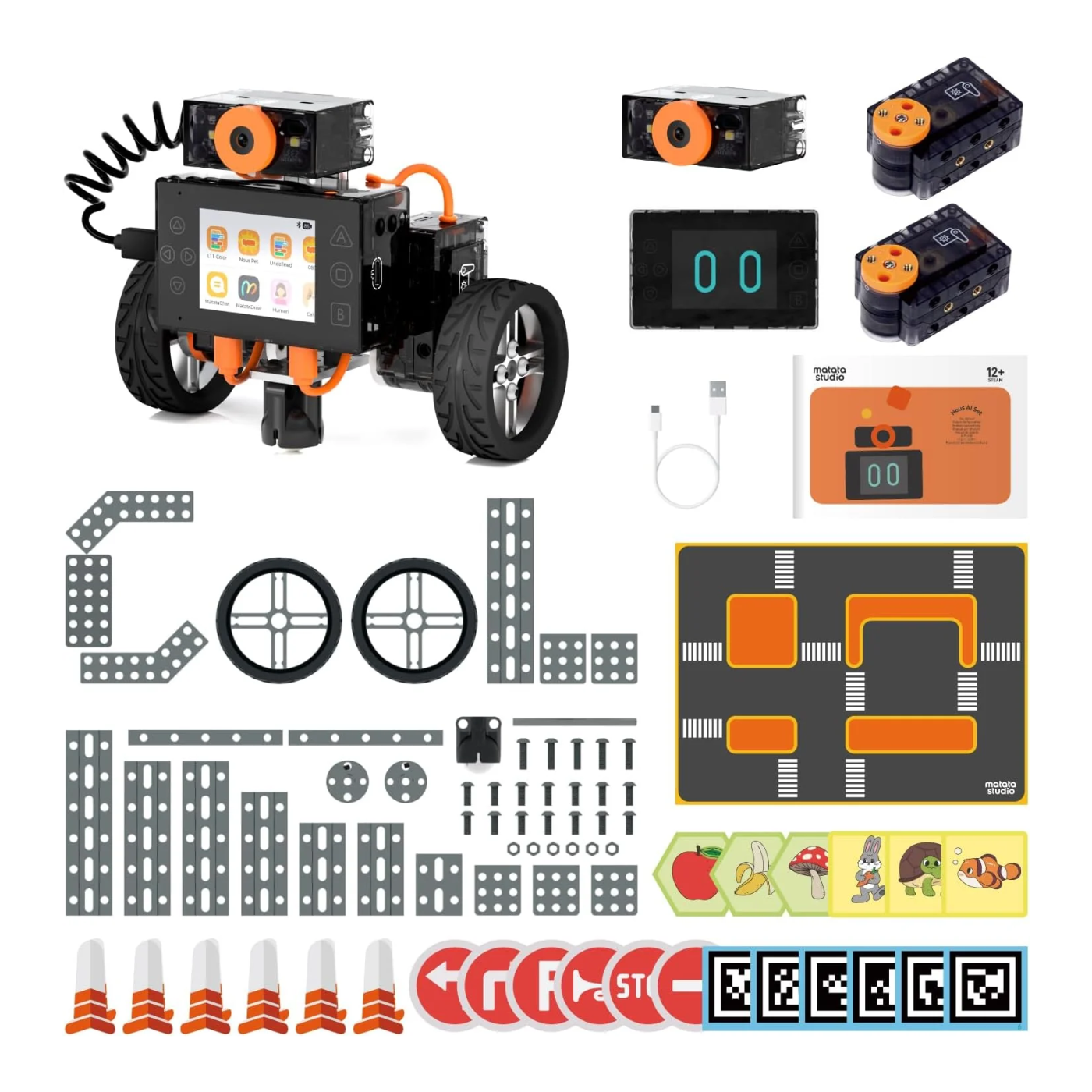 MatataStudio Nous AI Set - AI Educational Robot Kit – Smart DIY Kits, STEM Kits, Robot Kits -Robocraze