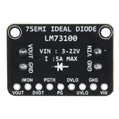 7Semi LM73100 5A Ideal Diode Protection Module – 3.3V–20V Reverse Polarity & Overvoltage Protection