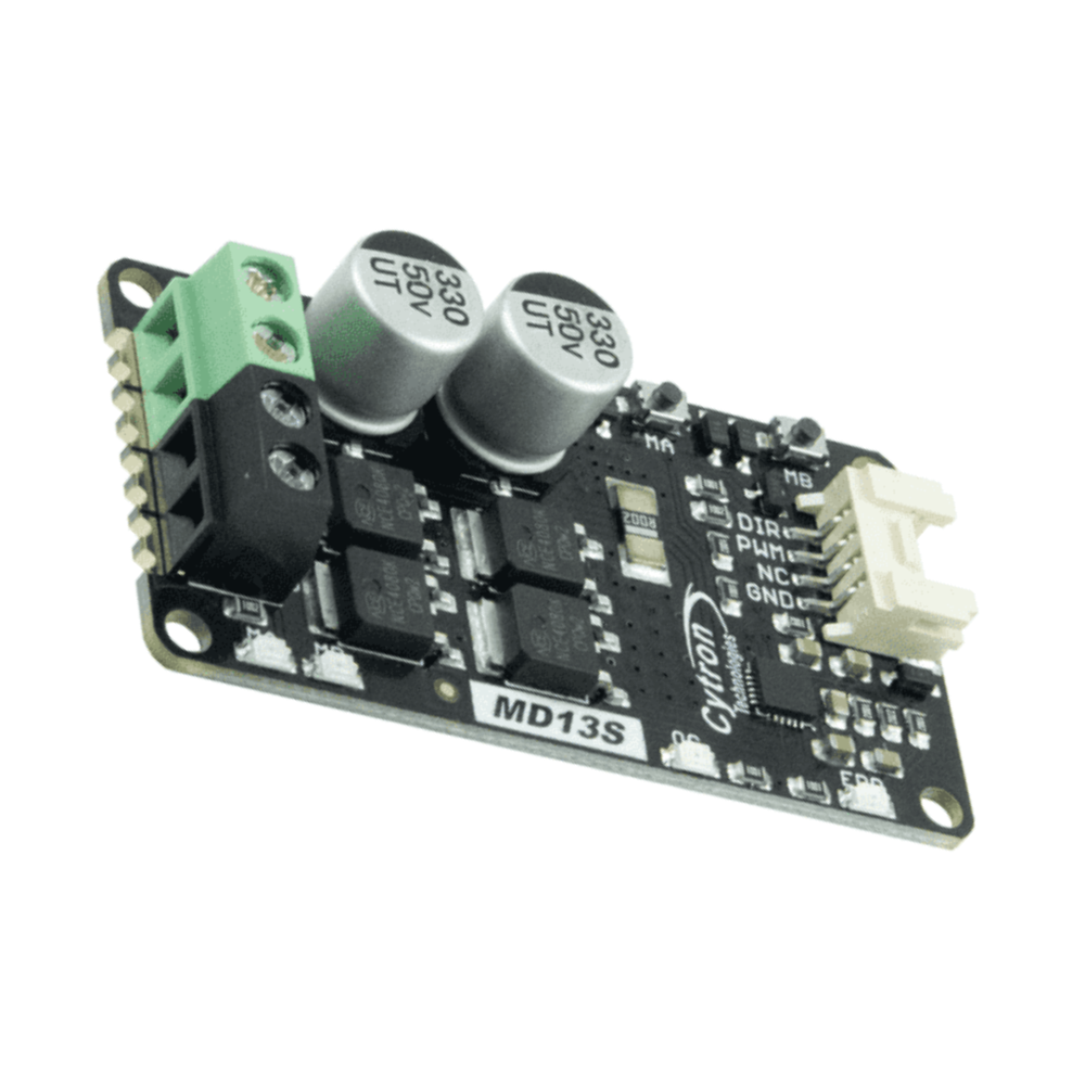 Cytron MD13S 13A 6–30V DC Motor Driver with Presoldered Terminal Block -Robocraze