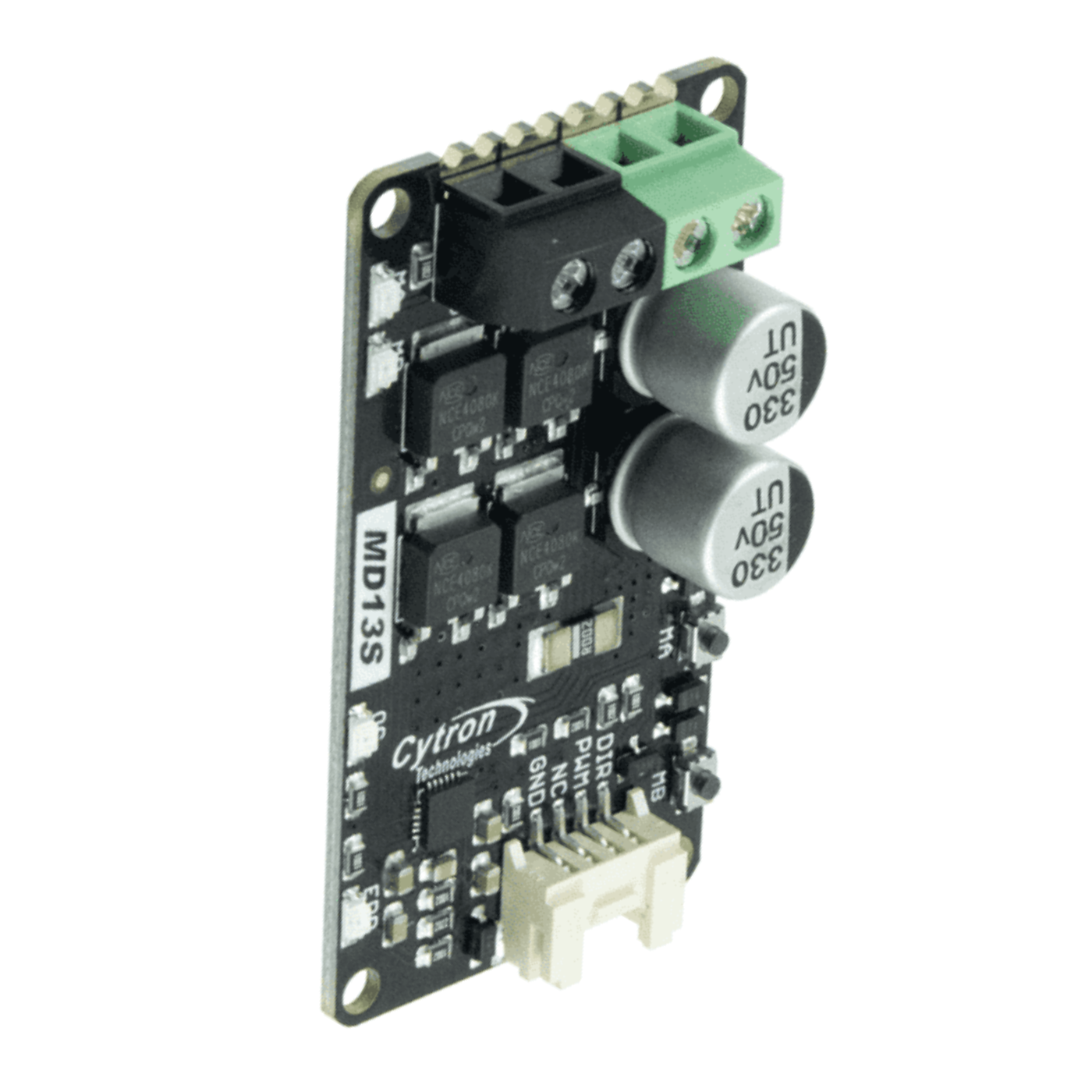 Cytron MD13S 13A 6–30V DC Motor Driver with Presoldered Terminal Block -Robocraze