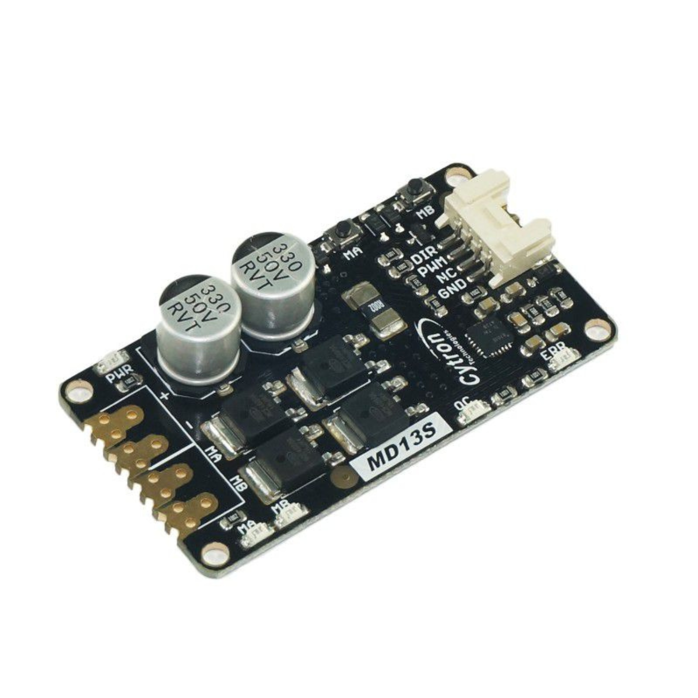 Cytron MD13S 13A 6–30V DC Motor Driver with Presoldered Terminal Block -Robocraze