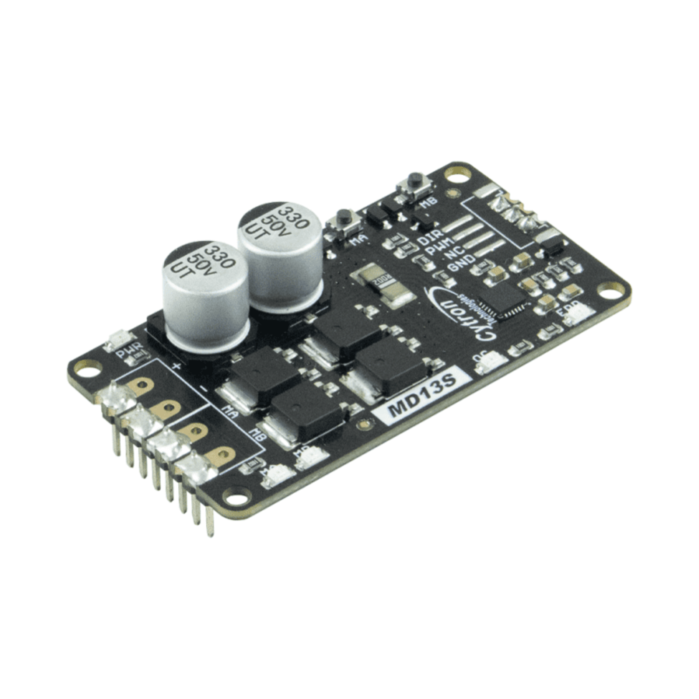 Cytron MD13S 13A 6–30V DC Motor Driver with Presoldered Terminal Block -Robocraze