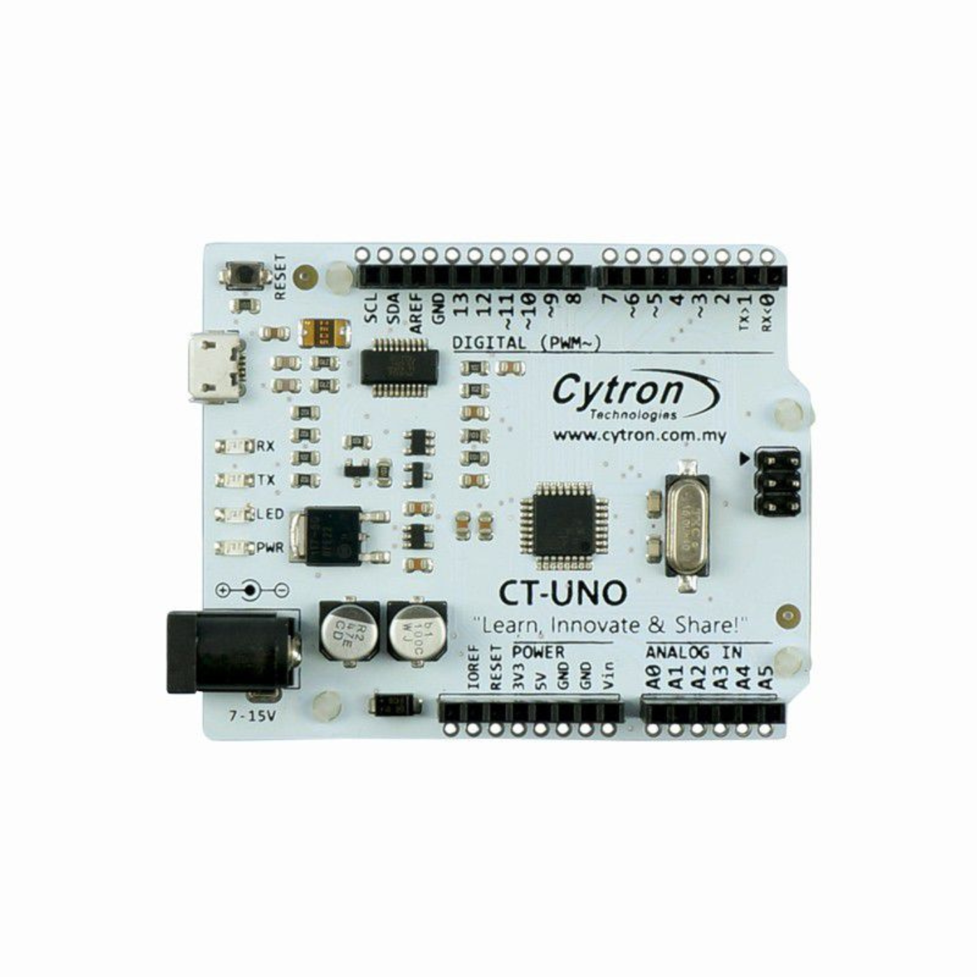 Cytron UNO – Arduino UNO Compatible Board with USB Micro-B -Robocraze