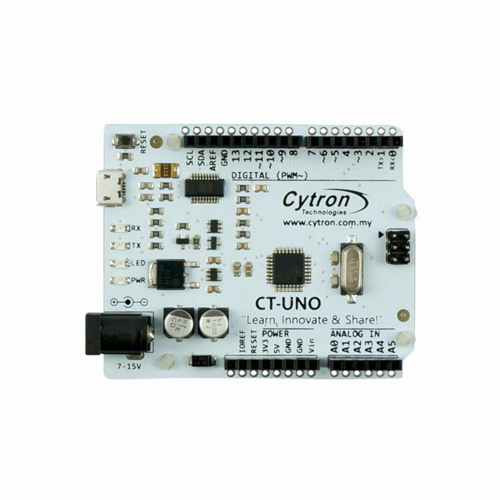 Cytron UNO – Arduino UNO Compatible Board with USB Micro-B -Robocraze