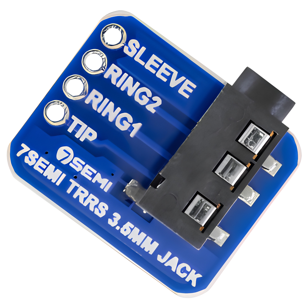 7Semi TRRS 3.5mm Audio Jack Breakout Module - Robocraze