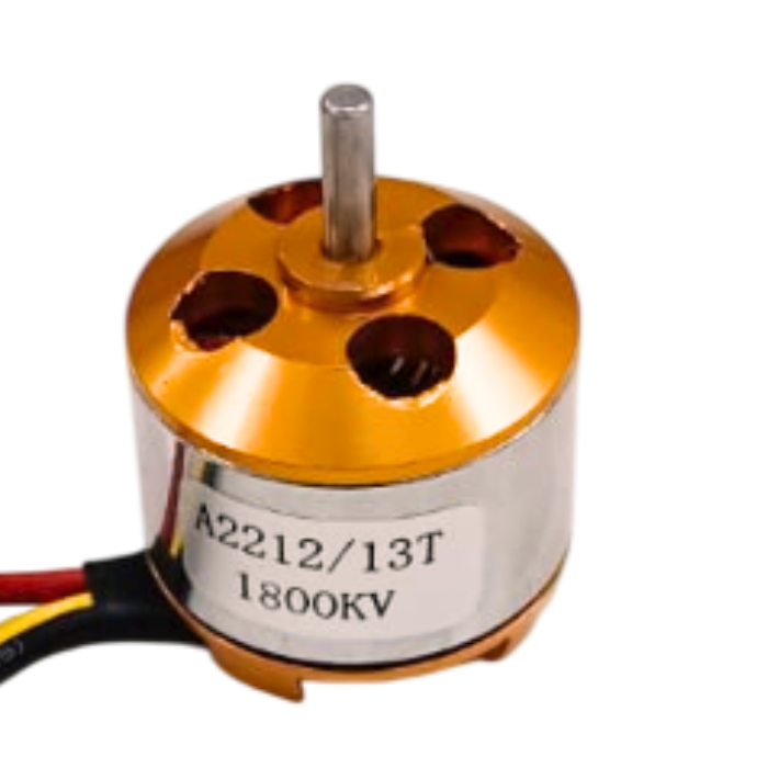 1800 KV BLDC Drone Motor for FPV Aircraft Models, RC Drones, and Quadcopters - DIY Drone Parts - Robocraze