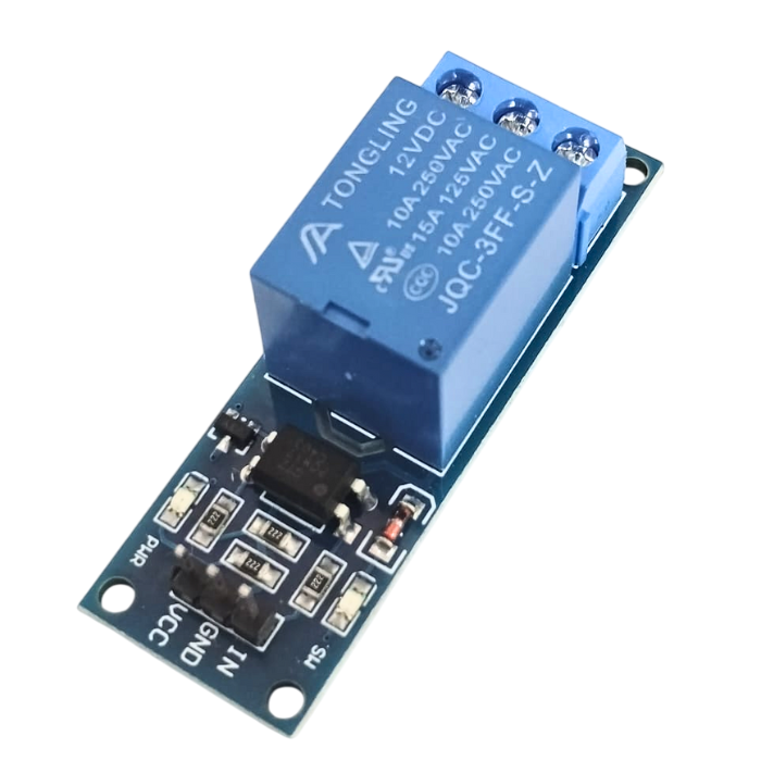 1 Channel 12V Relay Module with Optocoupler – Single-channel optocoupler relay for Arduino. -Relay Module -Robocraze
