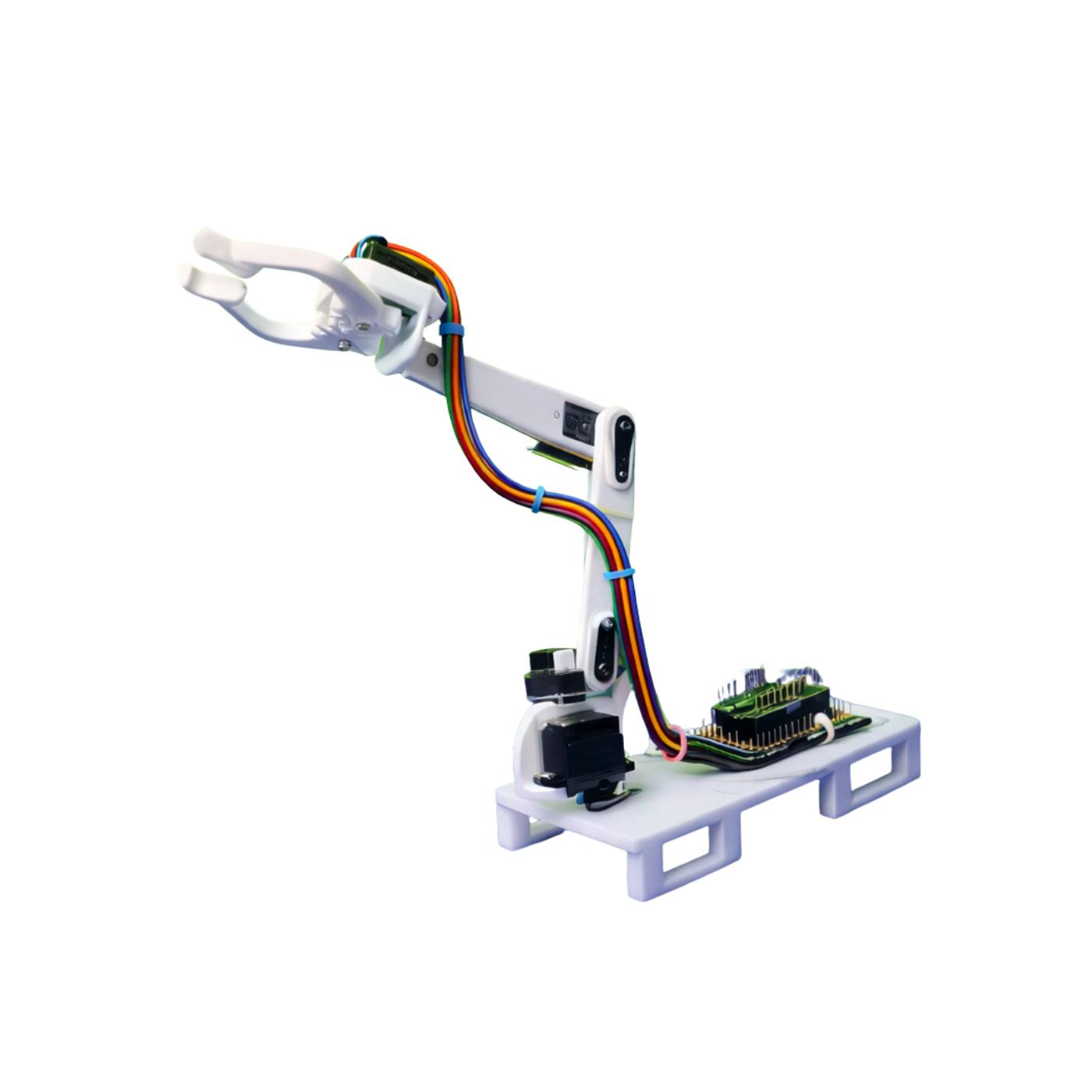 STEM 2-in-1 Robotic Kit Quadruped Dog Robot and 4DOF Robotic Arm - robocraze