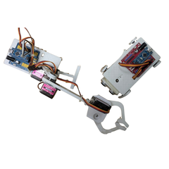 STEM 2-in-1 Robotic Kit Quadruped Dog Robot and 4DOF Robotic Arm - robocraze