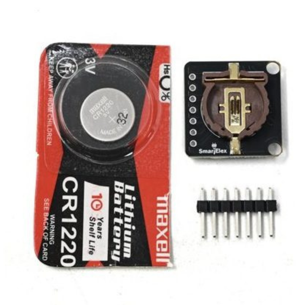 Ds3232 SmartElex DS3232 RTC (Real Time Clock) Breakout Module – Robocraze