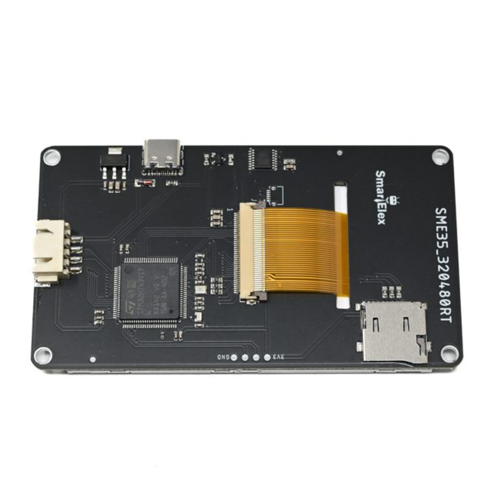 Smartelex Basic 3.5″ HMI Display – 320×480 Screen with Resistive Touch Panel - Robocraze