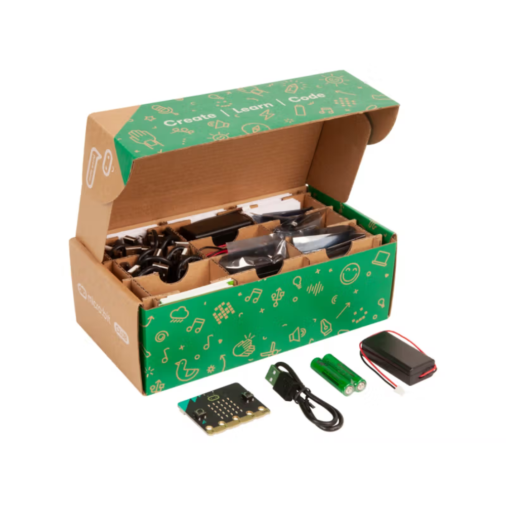 BBC Micro:bit Club Kit V2.21 Classroom Kit 10 Boards with Accessories - Robocraze