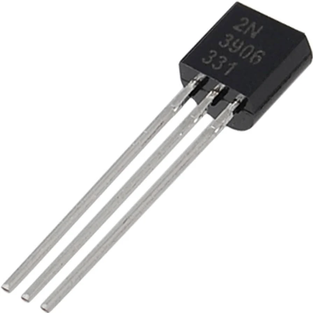 2N3906 PNP Bipolar Junction Transistor (TO-92)-Basic Components -Electronic Components -Transistors -Robocraze