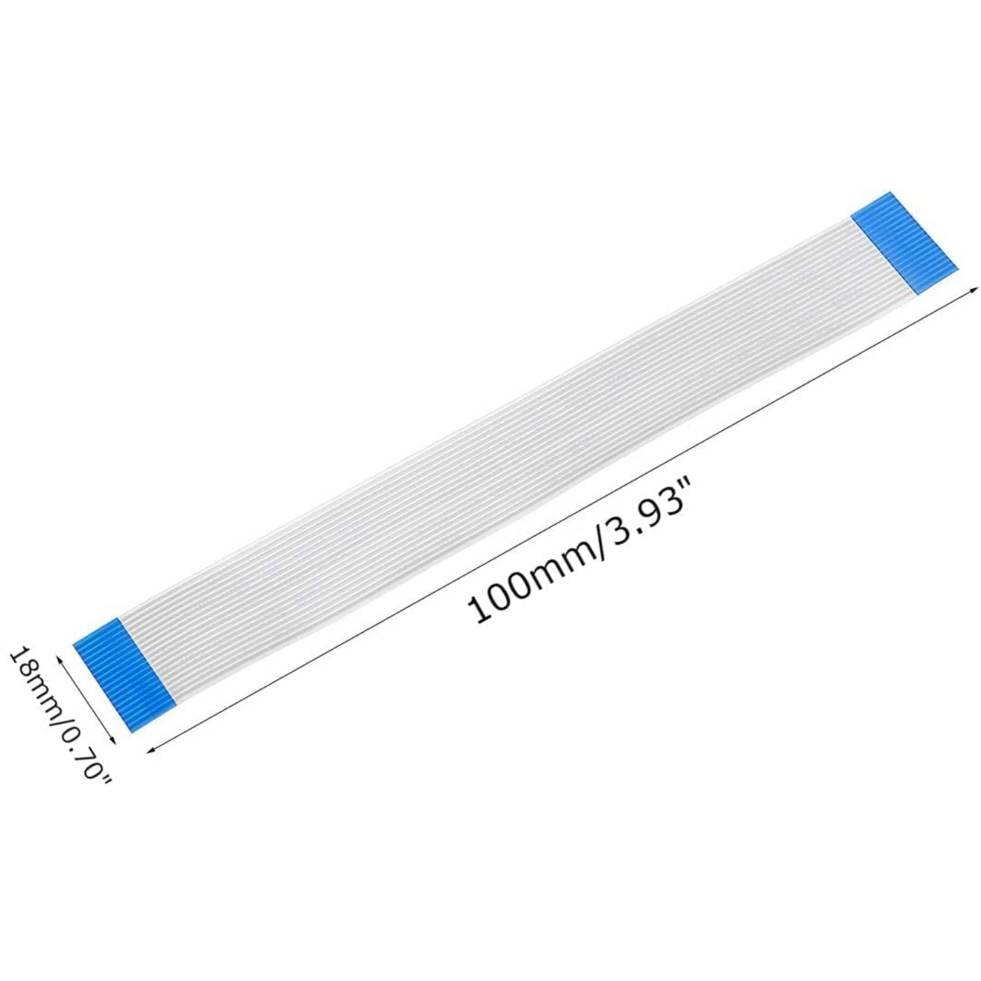Raspberry Pi Camera Cable 10cm 15-Pin 1.0mm Pitch FFC Cable - Raspberry Pi -Raspberry Pi Cables - Robocraze