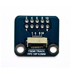 0.5mm FFC FPC Connector Breakout Board (10 Pin) -7Semi -Electronic Modules -Breakout Boards -Robocraze
